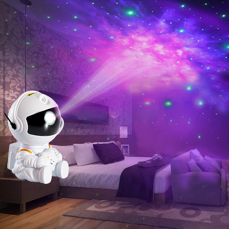 Mini Versão De Projetor De Estrelas De Astronauta Lâmpada Decorativa Criativa Lâmpada Decorativa De Ambiente Colorida Noite Estrelada Fluida