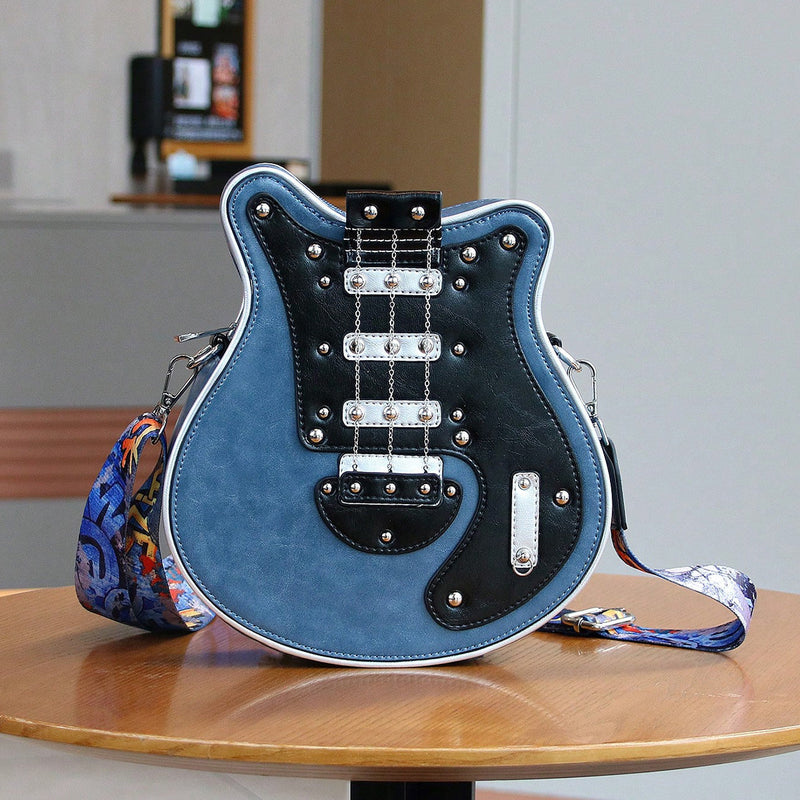 Personalisierte Fashion-Umhängetasche im Gitarren-Design für Damen