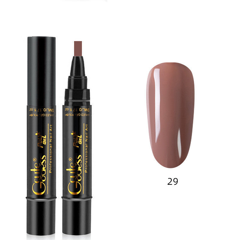 Caneta de Cola para Unhas 3 em 1, Caneta de Cola de Passo Único, Caneta Íman para Unhas de Gel Fotopolimerizáveis, Caneta Íman Forte para Efeito Olho de Gato e Efeito Água, Ferramenta de Manicure DIY