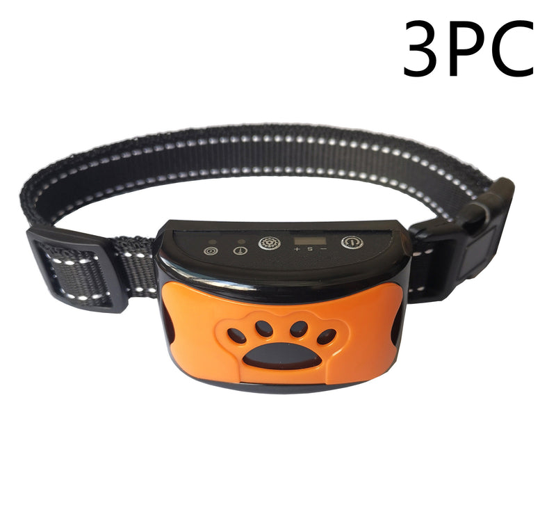 Hundetraining Halsband Wasserdicht Elektrisch Haustier Fernbedienung Wiederaufladbarer Hunde Trainer Bell Stopp Gerät Mit Schock Vibration Ton