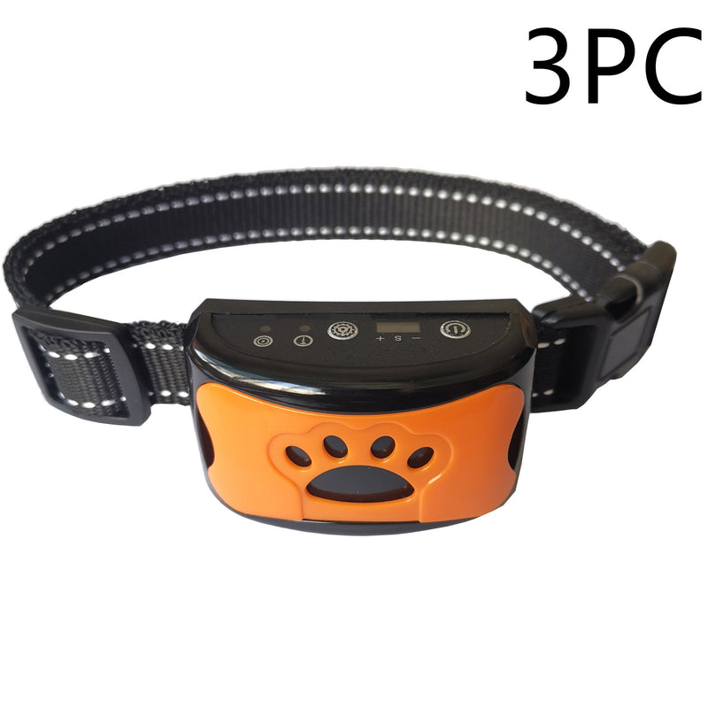 Hundetraining Halsband Wasserdicht Elektrisch Haustier Fernbedienung Wiederaufladbarer Hunde Trainer Bell Stopp Gerät Mit Schock Vibration Ton