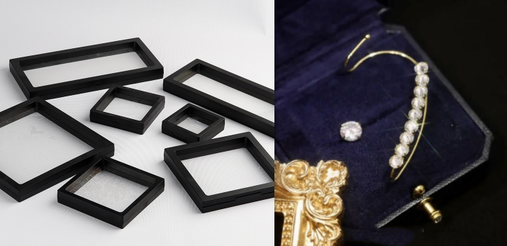 Brincos de zircão com diamante e vento leve e luxuoso