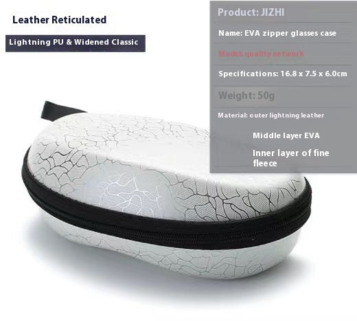 Large Sports Sunglasses Simple Zipper Creative Myopia Eye Case