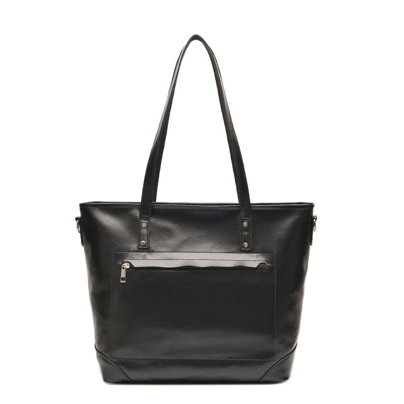 Retro Oil Wax Skin Leisure Tote Handbag