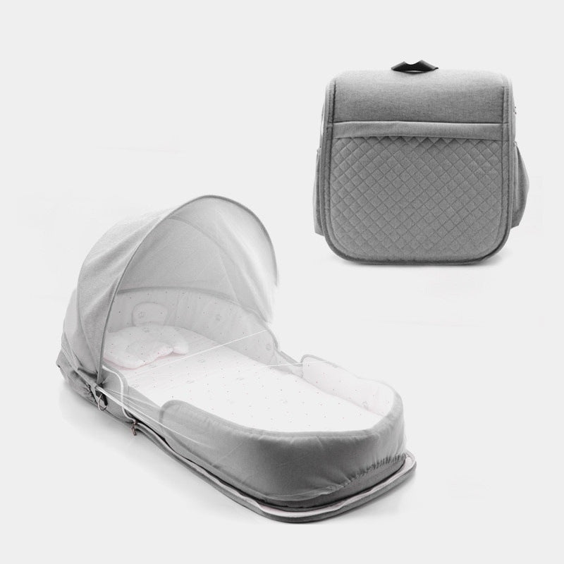 Cama de bebé para cama, berço dobrável e portátil para recém-nascido