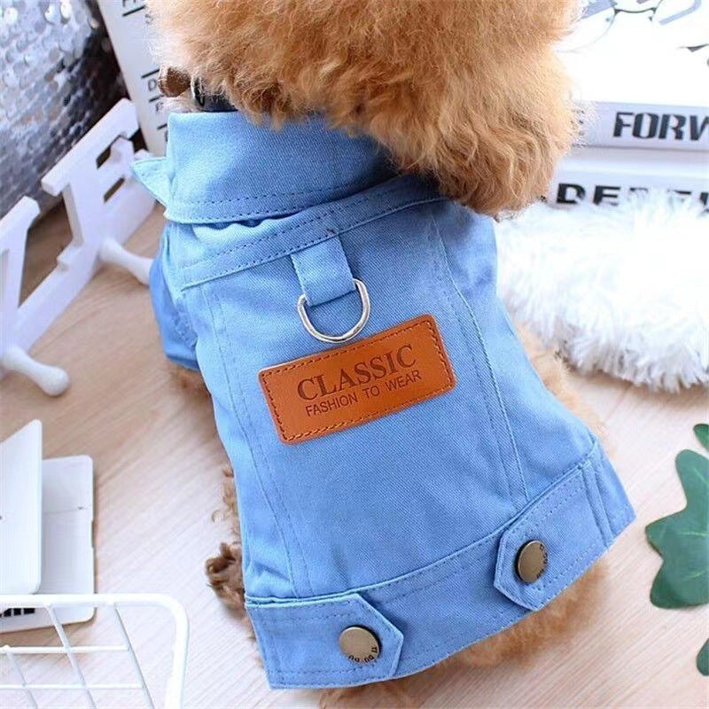 Hund-Katze-Herbst-Traktions-Jeansjacke