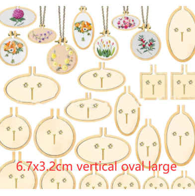 Wooden Mini Embroidered Stretch Jewelry