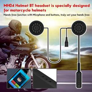 Auricular Bluetooth para Capacete de Motociclo Mãos-livres Auricular Bluetooth