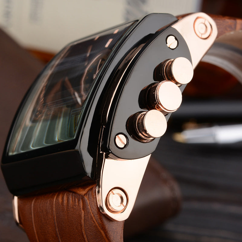 Business-Quarzuhr mit Armband für Herren