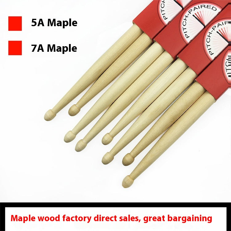 Schlagzeug-Sticks Walnuss 5A 7A Kinder-Schlagzeugsticks