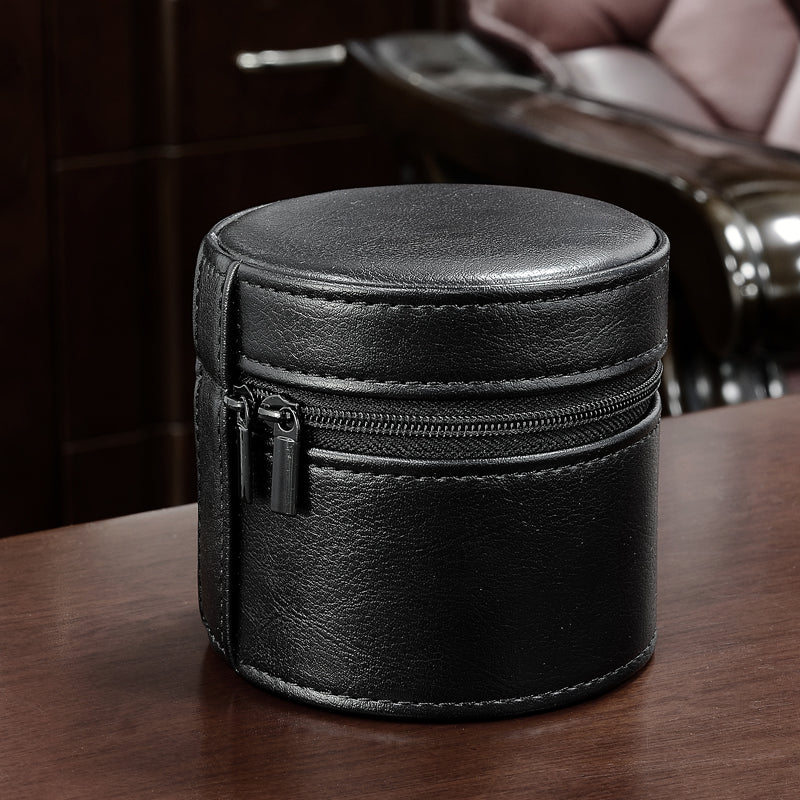 Organizador de relógio de viagem de couro minimalista portátil