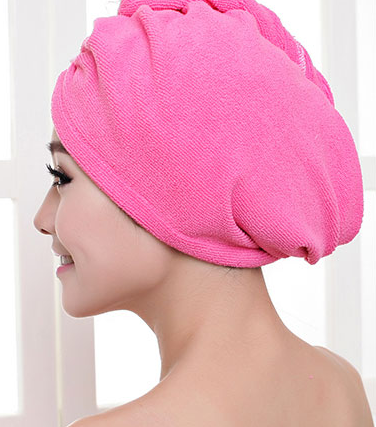 Toca de Secagem de Cabelo para Mulher, Toalha Absorvente para Cabelo