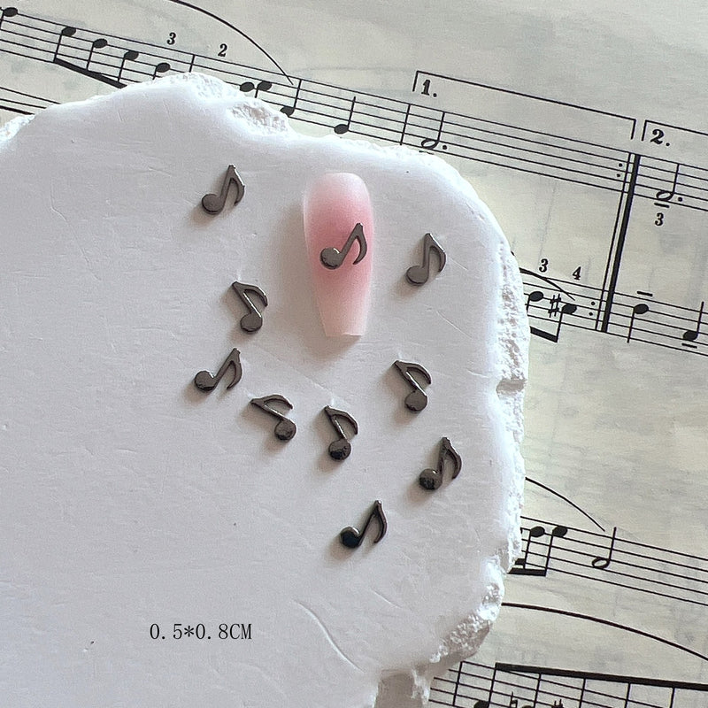 Music Symbols Alloy Jewelry Nails Metal Accessories