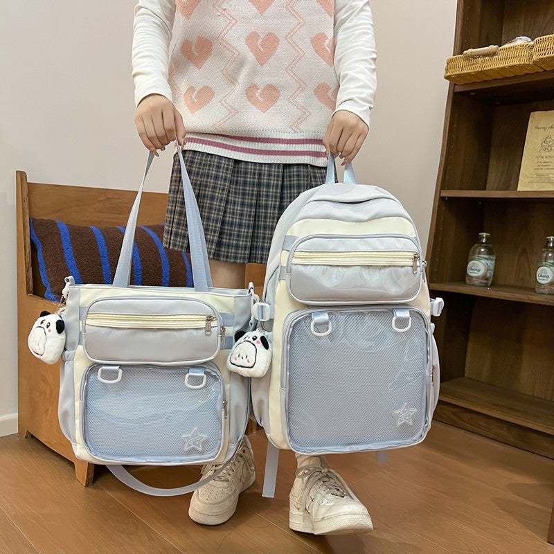 Air-cushioned Strap New Large-capacity Storage Backpack