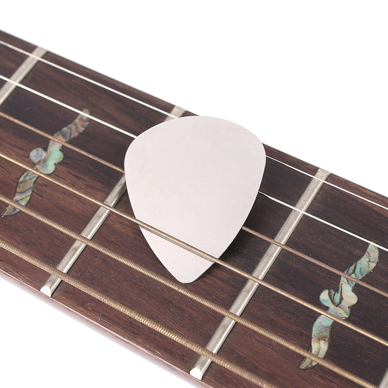 Thumb Guitar Metal Pick Electroplated Finish