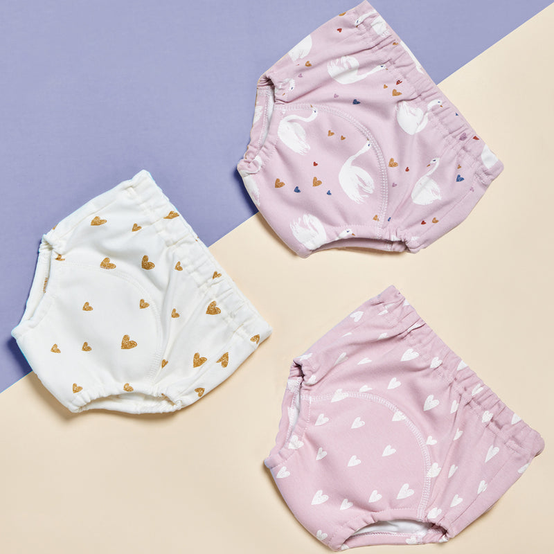 Gauze Baby Training Pants Pure Cotton Breathable 3 Pack