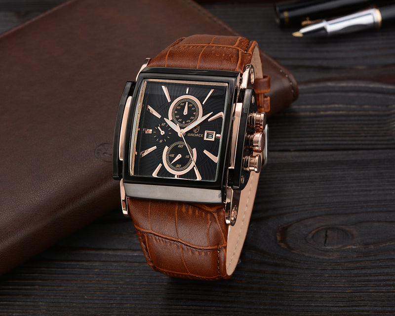 Business-Quarzuhr mit Armband für Herren