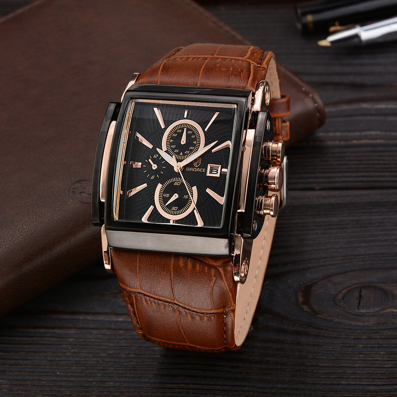 Business-Quarzuhr mit Armband für Herren