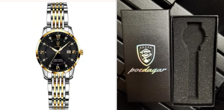 Nouveau Montre pour hommes étanche calendrier lumineux