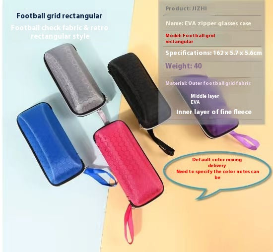 Large Sports Sunglasses Simple Zipper Creative Myopia Eye Case