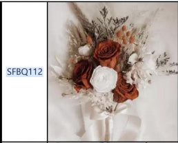 Plant Dried Flowers And Reed Decoration
