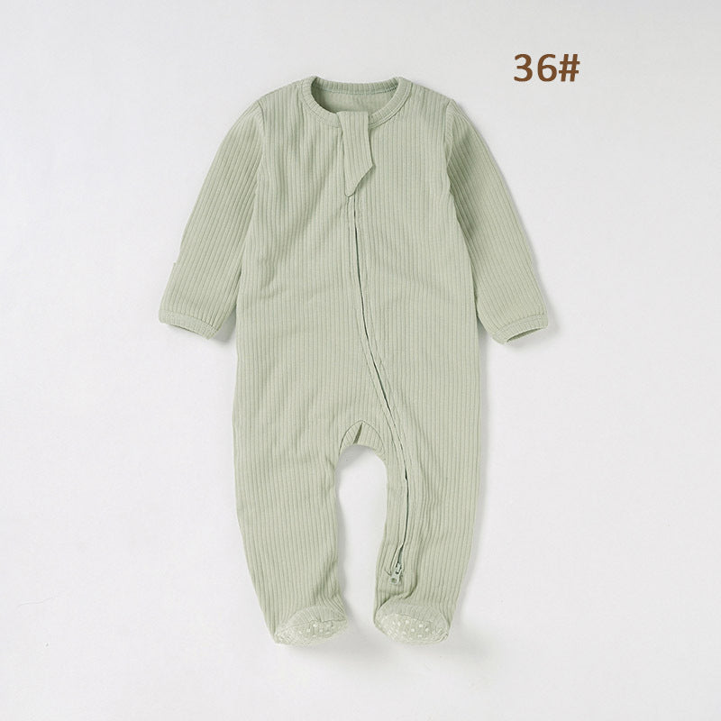 Baby-Body aus geripptem Stoff