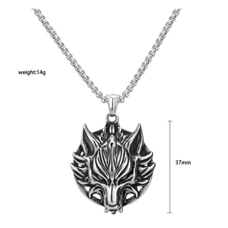 S925 Sterling Silver Skull Pendant Necklace