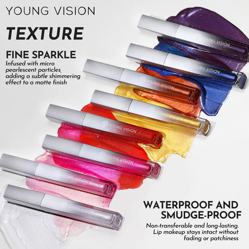 8 Colors  Lip Gloss Not Easy To Stick Cup Eye Shadow