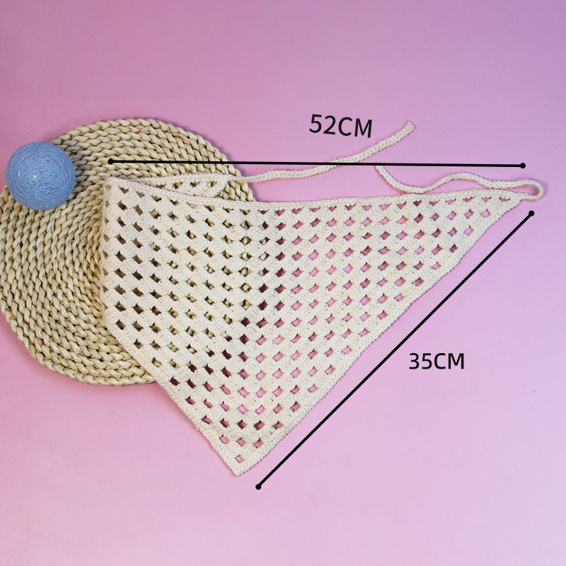 All-matching Triangular Binder Knitted Hair Band