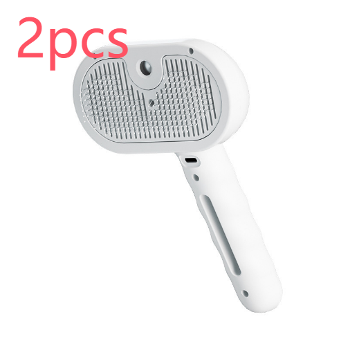 New Chevaroo Horse Steam Brush, Chevaroo 3-in-1 Self-Cleaning Steam Pet Brush For Shedding, Pet Steam Brush, Silicone Bristle Head 360 Rotating Pet Steam Brush