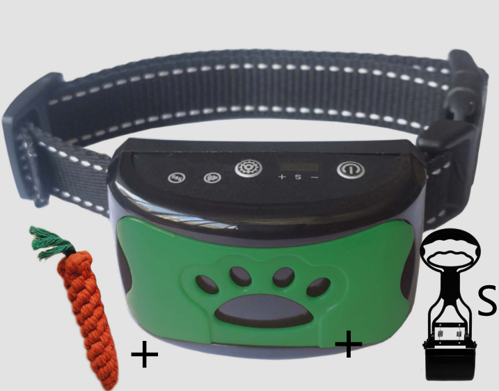 Hundetraining Halsband Wasserdicht Elektrisch Haustier Fernbedienung Wiederaufladbarer Hunde Trainer Bell Stopp Gerät Mit Schock Vibration Ton