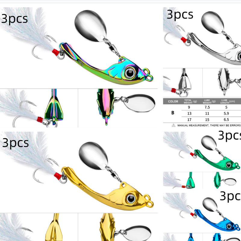 Lure String Moon Spinning Sequins Long-distance Casting
