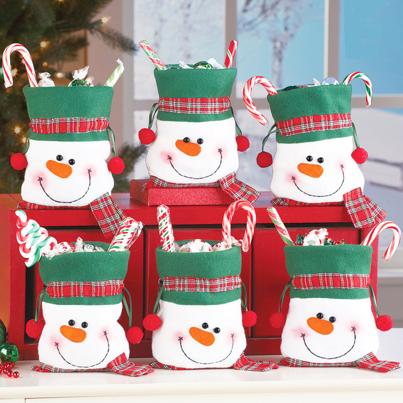 Geschenktüte Weihnachts-Schneemann Süßigkeitentüte