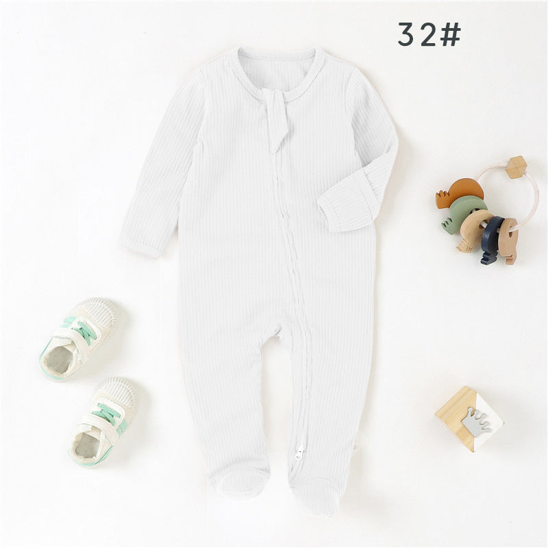 Baby-Body aus geripptem Stoff