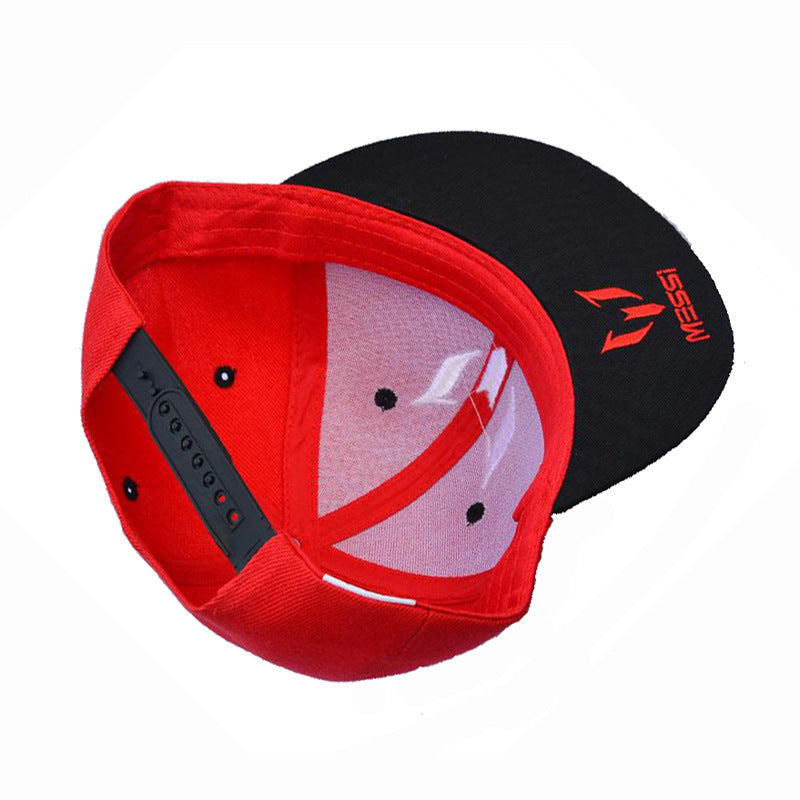Children's Embroidery Baseball Hat Flat Brim Hip Hop