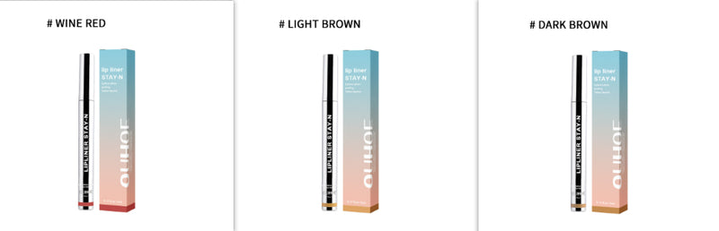 Lip Liner Pen Dark Brown Waterproof Long Lasting Plump Soft Lip Gloss Makeup Cosmetics