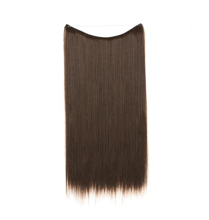 Women's One-piece Adjustable Invisible Straight Multi-color Gradient Hair Extension Fishline