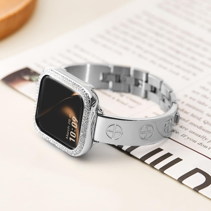 Kreuz-Armband Edelstahl Metallarmband