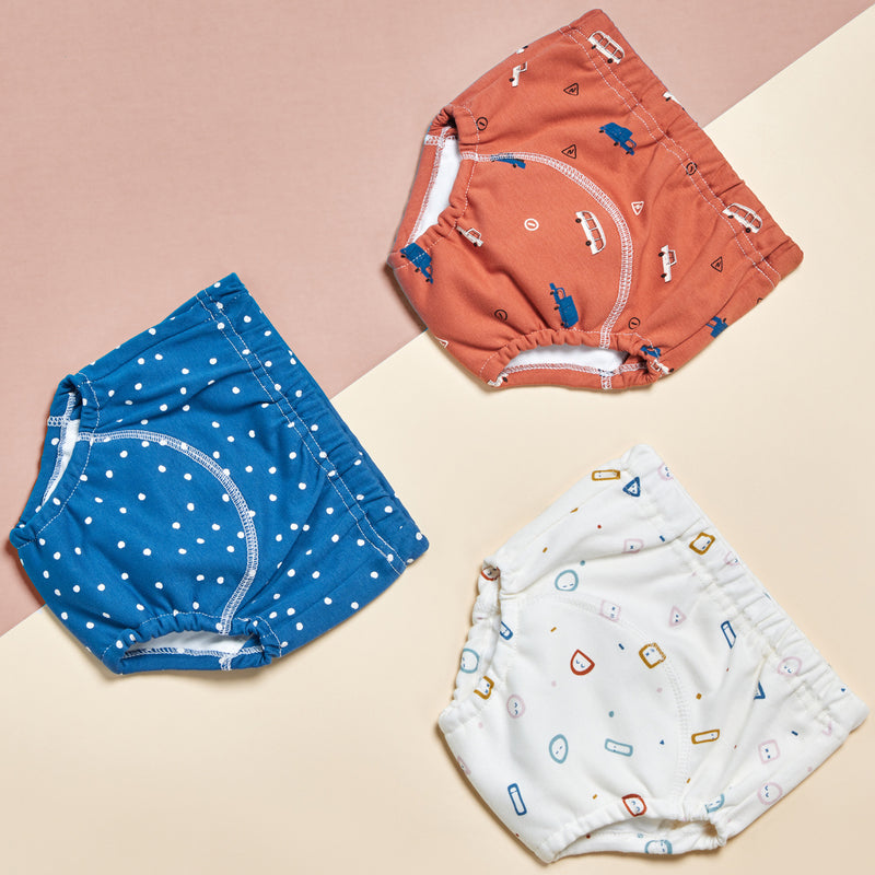 Gauze Baby Training Pants Pure Cotton Breathable 3 Pack