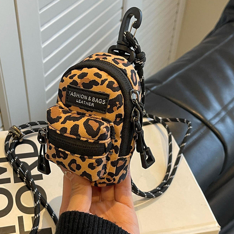 Umhängetasche für Outdoor-Reisen mit Leopardenmuster