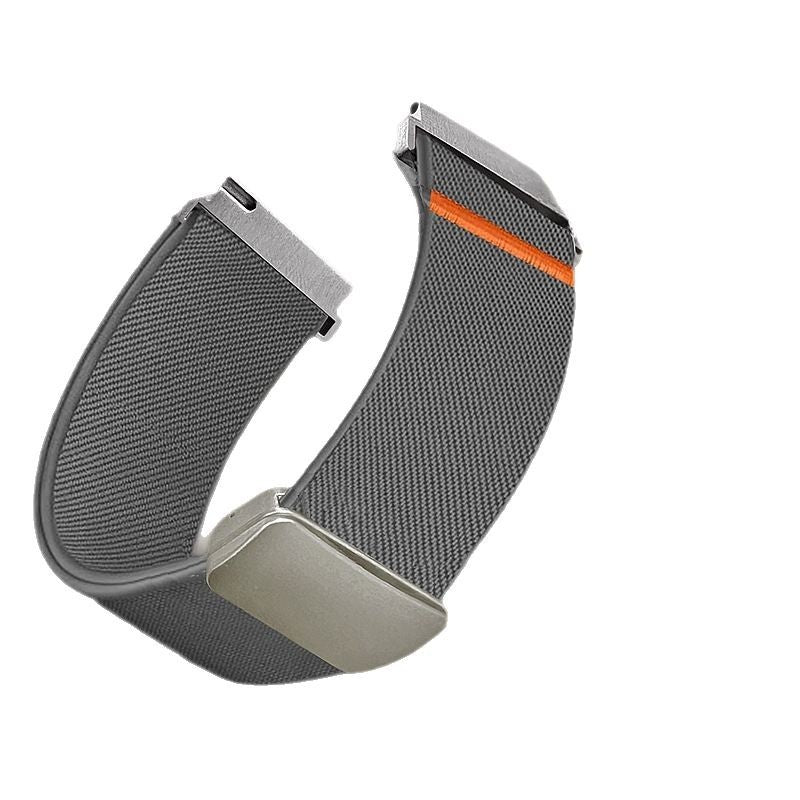 Magnetic Watch Strap For Garmin And Xiaomi Plain-weave Elastic Band