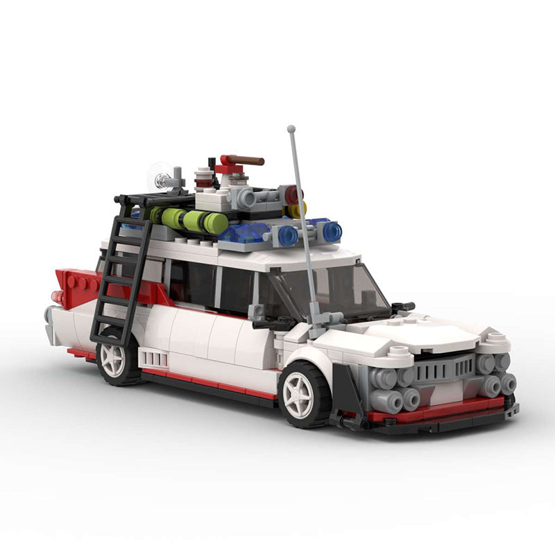 Building Blocks MOC Mini Ghost-catching Team Ghost-catching Car Puzzle Plug-in