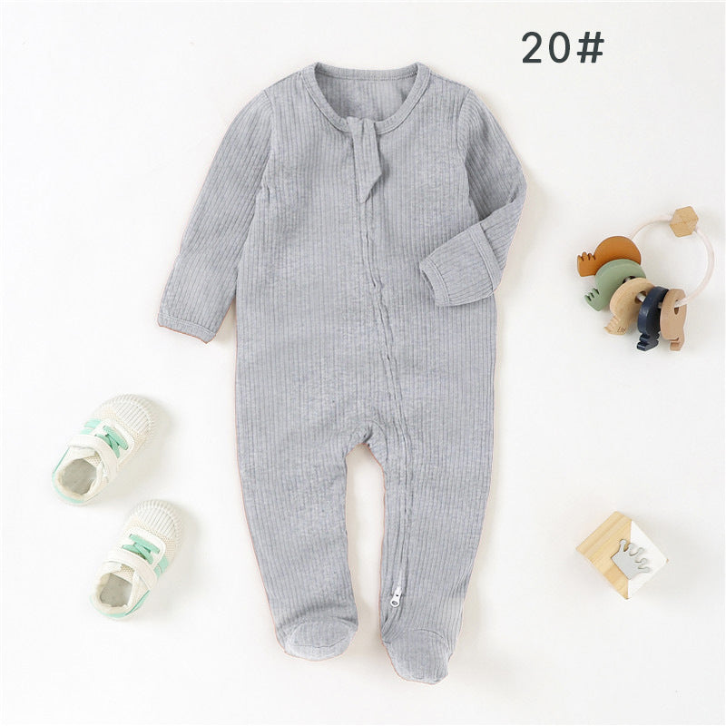 Baby-Body aus geripptem Stoff