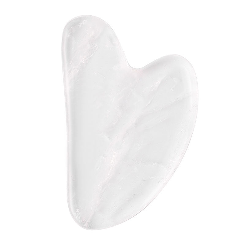 Heart-shaped Crystal Gua Sha Tool For Facial Massage