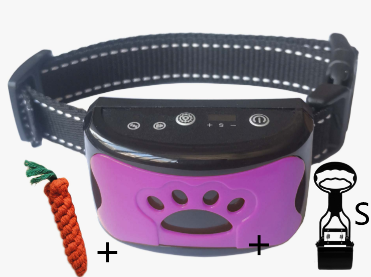 Hundetraining Halsband Wasserdicht Elektrisch Haustier Fernbedienung Wiederaufladbarer Hunde Trainer Bell Stopp Gerät Mit Schock Vibration Ton