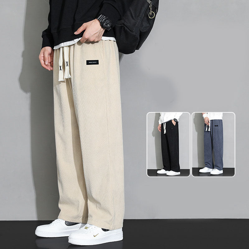 Men's Pants Loose Casual Wide-leg Trousers