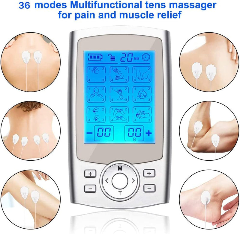 Charging Pulse Physiotherapy Massager TENS EMS Muscle Stimulator