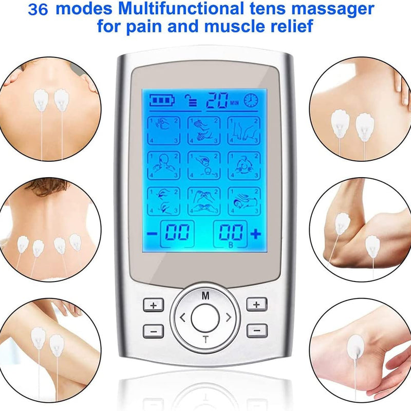 Charging Pulse Physiotherapy Massager TENS EMS Muscle Stimulator