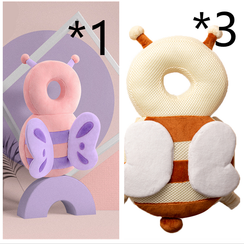 Baby Toddler Headrest Child Protection Baby Head Protection Cushion Cute Angel Wings