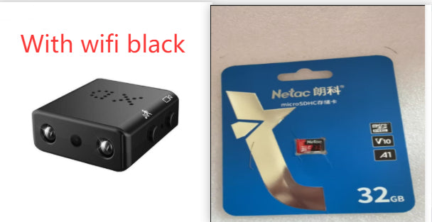 Câmara de Vídeo 1080P Full HD XD IR-CUT Mini Câmara, a mais pequena micro câmara com visão noturna por infravermelhos, deteção de movimento DV, mini câmara de vídeo